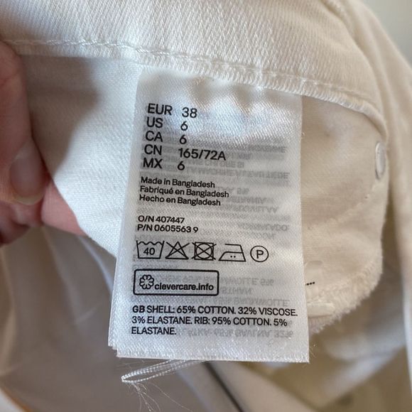 H&M &denim maternity jeans Sz 6 - Picture 8 of 8